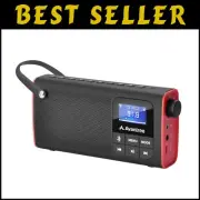 Battery Operated FM Radio & Bluetooth Speaker - Easy to Use, Portable Design