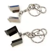 Snooker Pool Cue Chalk Holder Keychain for Pool Billiards Snooker Easy to Use