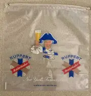 Vintage 1960’s Rupert Beer Plastic Litter Bag Draw String - NEW - NEVER USED