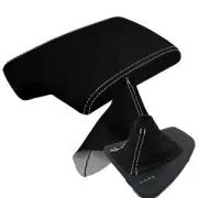 Console Automatic & Brake Boot PVC Carbon for BMW E90 2005-2013 White Stitch