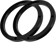 Mobestech 6.5 Inch Car Speaker Adapter Ring Pair of Plastic Speaker Spacers for Vehicle Mounting Enhance Audio System Easy Install Accessories