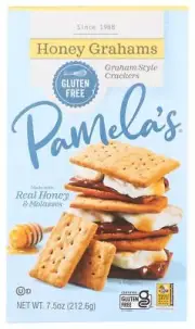 Pamela's Gluten Free Honey Graham Crackers 2 Pack 7.5 Ounce Organic Non GMO