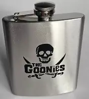 New Goonies Water Alcohol Silver Flask