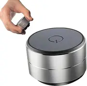 Buzzgo Speaker, Buzzgo Bluetooth Speaker, Stereo Bass Portable Small Wireless with Suction Cup, Bone Conduction Resonance Subwoofer (Gray)