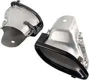 1 Pair Car Tail Throat Muffler Exhaust Tip Compatible For Benz B Class W166 C292 2016-2017 Auto Exterior Accessories