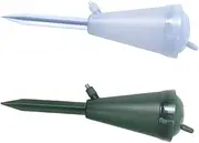 Luxshiny 2pcs Automatic Watering Spikes for Indoor Plants Self Watering Dripper with Control Valves for Easy Plant Care Vegetables and Hanging Baskets