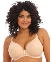 Elomi Bijou Underwire Banded Moulded Bra - Sand (Size 16FF)