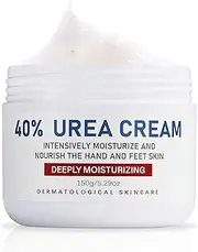 Urea 40% Foot Cream, Cracked Heel Repair Cream, Foot Cream Callus Remover for Dry and Hard Skin Natural Foot Moisturizer Nourishes Softens Dry, Rough, Cracked, Dead Skin, 150g