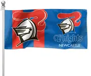 NRL Newcastle Knights Pole Flag LARGE 1800x900mm Licensed (Pole not included)