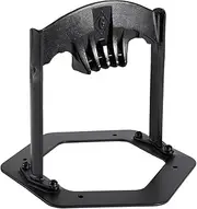 GREENER XL Firewood Kindling Splitter Stand with Cover - Cast Steel Manual Log Splitter Wedge, Heavy Duty Wood Splitter Tool, Safe Easy Kindling Firewood Cutter Cracker Portable, (Black)