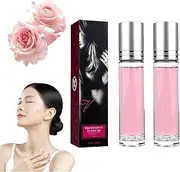 Rollerball Perfume for Women, Pheromone Sparkling Perfume, Attractive for Men Long Lasting Romantic (2pcs)
