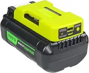 [ZCWYLHA] Battery & Holder Fast Charger Adapter Compatible with for Ryobi 36V/40V 6.0Ah BPL3640D2 RLM36BL BPL3650D BPL3620D BPL3626D USB QC3.0 +Type-C