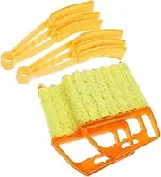 ETHZZLE 4pcs Gap Dust Wiper Window Cleaner Brush Blinds Cleaner Tool Blinds Duster Window Air Conditioner Cleaner Blinds Cleaning Tool Blind Dust Cleaner Groove Gap Cleaning Brush Vents Pp