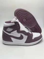 Nike Air Jordan 1 Retro High OG White Sky Mauve Shoes (DZ5485 105) Men's Sz 13