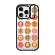 iPhone 16 Pro Impact Ring Stand Case MagSafe Compatible Retro Suns