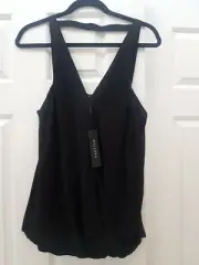 Decjuba ALIRA TOP BLACK large New with tags