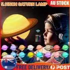 3D Galaxy Ball Moon Lamp 16 Colors Moonlight Globe Luna Night Light W/ Stand New