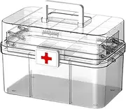 Medicine Organizer Box - emergncy Medical Storage Box Kit, Portable frst aid Box | frst aid Medicine Storage Organizer With Handle, Medicine Chest Storage, frst aid Kit For School Camping Travel