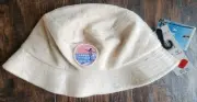 Roxy Girls' Astral Aura Terry Cloth Bucket Hat, Beige, OSFM, NEW!!