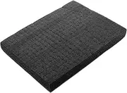 TEHAUX Packing Foam Insert Cube Shockproof Foam Board for Boxes Storage Cases Lightweight Easy to Cut Black for Drawer Organization