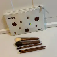 在飛比找蝦皮購物優惠-missha x Line friends聯名款刷具5入組+