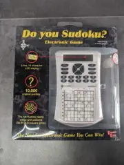 Do You Sudoku? Electronic Hand Held Game LCD Display, Puzzle Game Batteries Inc