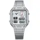 CITIZEN星辰錶 JG2120-65A Chronogragh系列 復古風古典電子計時腕錶/ 銀33.4 x 45.