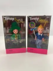1999 Barbie Wizard Of Oz Tommy As Mayor Munchkin & Tommy As Lollipop Munchkin