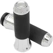 Drag Specialties 0630-1611 Chrome Custom Hand Grips for Harley Electronic TBW