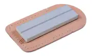 EZE-LAP EZE-26F - 25mmx75mm Diamond Grooved Sharpening Plate - Fine (with Pouch)