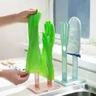 Reusable Glove Drying Rack Plastic Cleaning Glove Hanger Kitchen