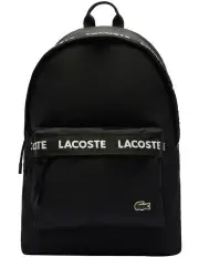 [Lacoste] Neocroc Logo Tape Backpack in Black
