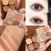4 colors Charming Bright Gemstone Eyeshadow Pearly Matte Earth Eyeshadow Palette