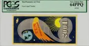 TIM PRUSMACK MONEY ART $2 FUN DOLLARS PCGS SUPERB GEM NEW 64 PPQ STUNNING!!!