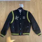 Lacoste Varsity Letterman Wool Bomber Jacket Patch Teddy Retro Vintage Prep