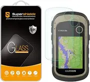 Supershieldz (2 Pack) for Garmin eTrex 10, 20, 20x, 22x, 30, 30x, 32x Tempered Glass Screen Protector, Anti Scratch, Bubble Free
