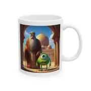Monsters Mug Mike Wazowski in Egypt Unique Gift Coffee Cup Tea Ceramic Mug Kids