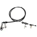 Aeroflow Kickdown Cable C6 Black Finish - AF72-7001BLK