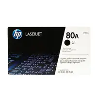 在飛比找Yahoo奇摩購物中心優惠-HP 80A CF280A 原廠黑色碳粉匣 M401 M42