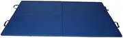Exercise Mat - Blue - Gymnastics Martial Arts MMA Yoga Pilates Karate Judo Wrestling - Foldable Durable Mat, Fire Retardant, Tear Resistant Vinyl