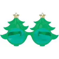 在飛比找蝦皮商城優惠-派對城 現貨 【聖誕樹造型眼鏡】 歐美派對 生日眼鏡 裝飾眼