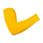 Basketball Arm Guard Muscle Compression Arm Sleeve UV Sun Protection Arm Cover Men Women Cooling Compression Arm Sleeve Yellow M