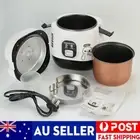 1.2L Electric Rice Cooker Portable Mini Cooking 1-2Person with Steamer 3 CUP