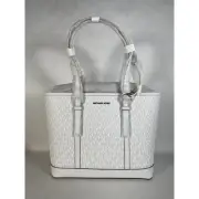 Michael Kors Jet Set Travel Small Signature Sligo Top-Zip Tote Bag NWT MSRP $448