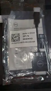{Dell} DisplayPort-to-DVI-Single-Link Adapter Cable {0KKMYD}