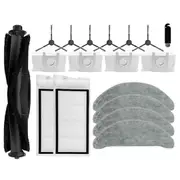 Dust Bags, HEPA Filter, Main Brush, Mop Cloth for EVE PLUS Robot Vacuum
