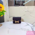 MM精品店 HERMES 愛馬仕 MINI CONSTANCE EPSOM 37 GOLD 黑色 單肩包 金扣