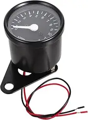 JECOMPRIS Motorbike Modified Gauge LED Backlit Tachometer for Motorcycle High Performance Speed with Easy Installation Durable and Reliable Motorbike Instrument