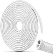 Car Door Edge Guards,16.4Ft (5M) Universal Rubber U Shape Edge Trim,Car Door Protector Edge,No Glue Automotive Door Edge Guard,Automotive Trim,for Cars,Bread car,SUV (White)