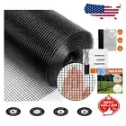 1/4 Inch Black PVC Coated Hardware Cloth - 36'x50' Perfect for Garden Fencing